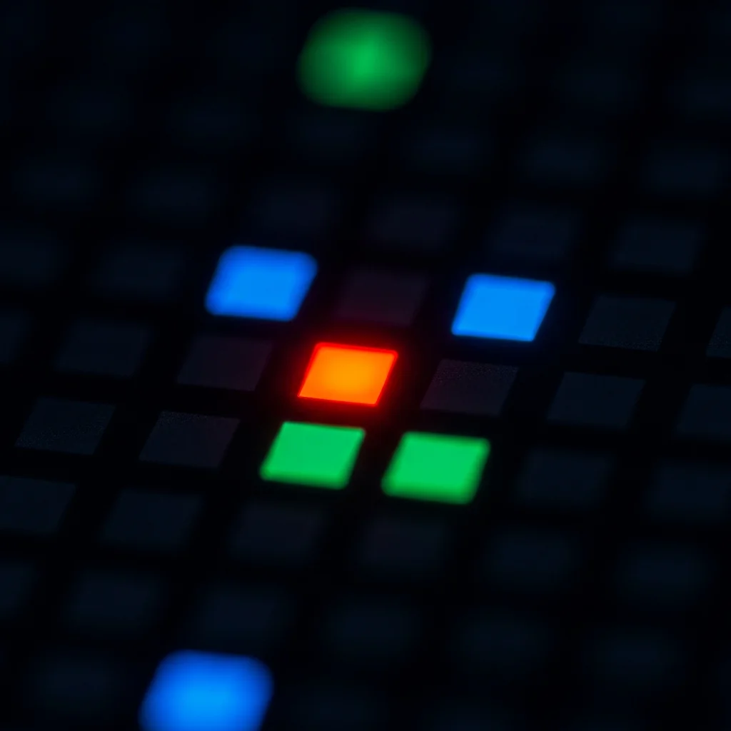 Macro close-up of a stuck red pixel on an LCD screen — the type of defect that may or may not qualify for warranty replacement depending on brand policy