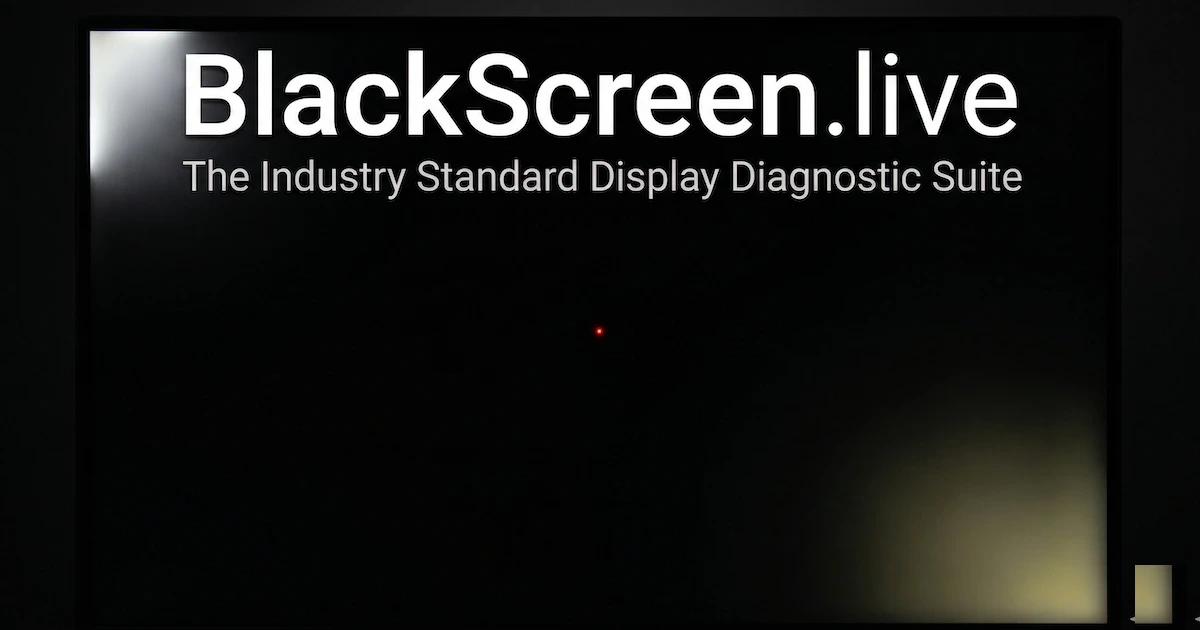 Black Screen Test: Full Screen Display Checker